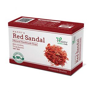 Handmade Red Sandal Soap 75 GM