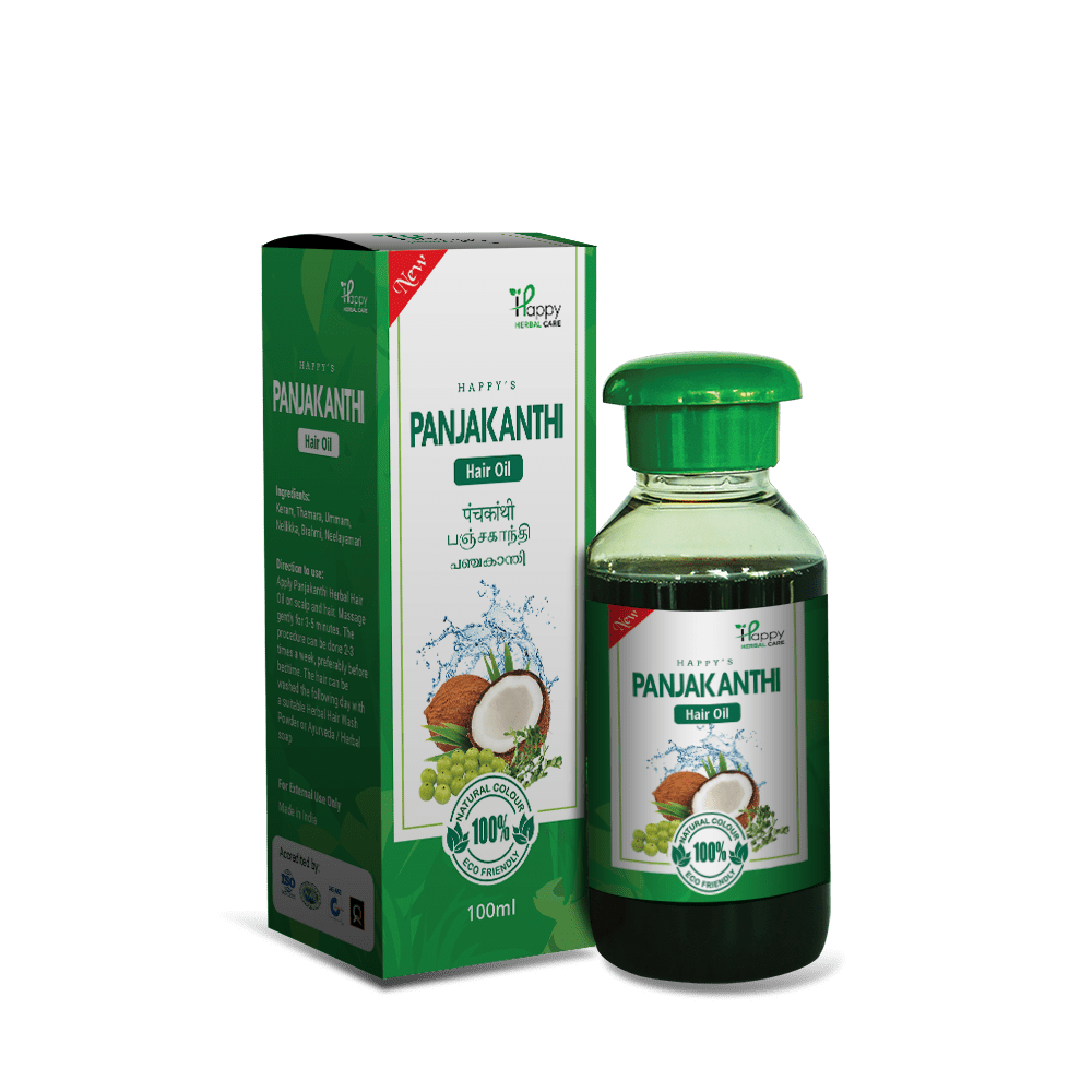 Panjakanthi Hair Oil 100ml - Happy Herbal Care natural hair oil