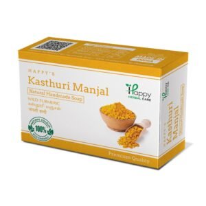 Kasturi Manjal Soap | Natural Herbal Turmeric Soap for Healthy & Glowing Skin