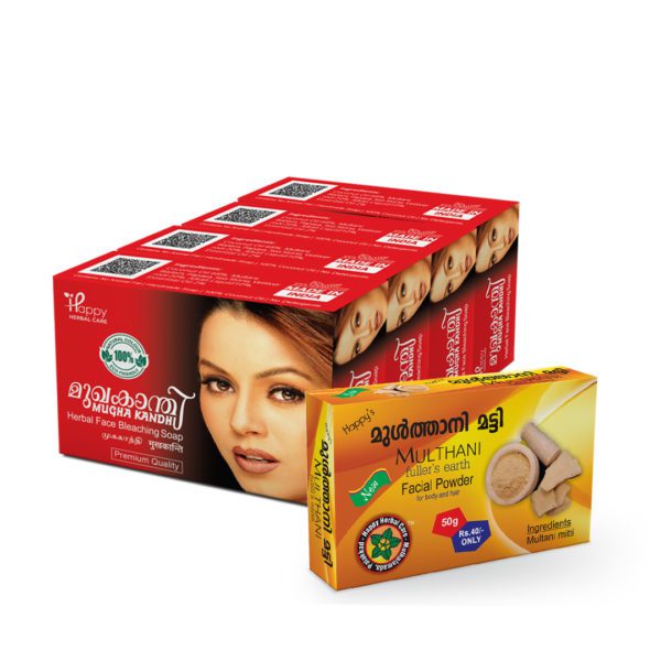 Buy 4 Mughakandhi Soap Get 1 Multani Mitti Powder Free