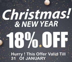 2024 Christmas New Year Offer 18% off for all products