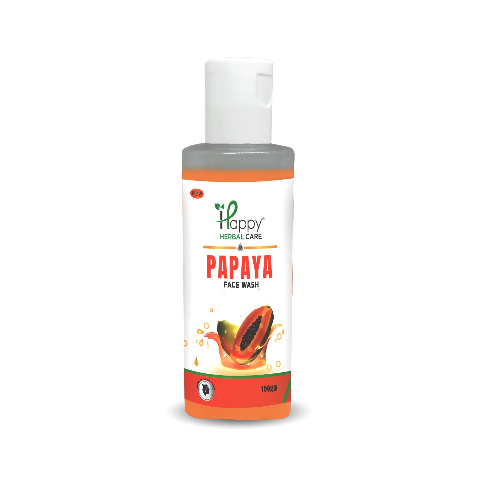 Papaya Face Wash helps remove dirt, control oil, and promote a naturally glowing and healthy skin appearance.