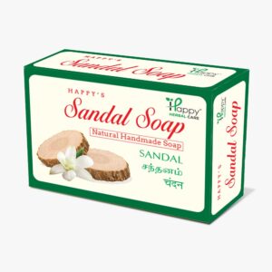 Natural Sandalwood Soap for Glowing Skin | Handmade Herbal Sandal Soap
