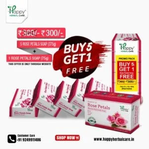 Buy 5 Rose Petals Soaps Get 1 free