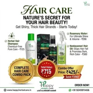 Ayurvedic Hair Care Combo – Fresh Natural Made Herbal Hair Care